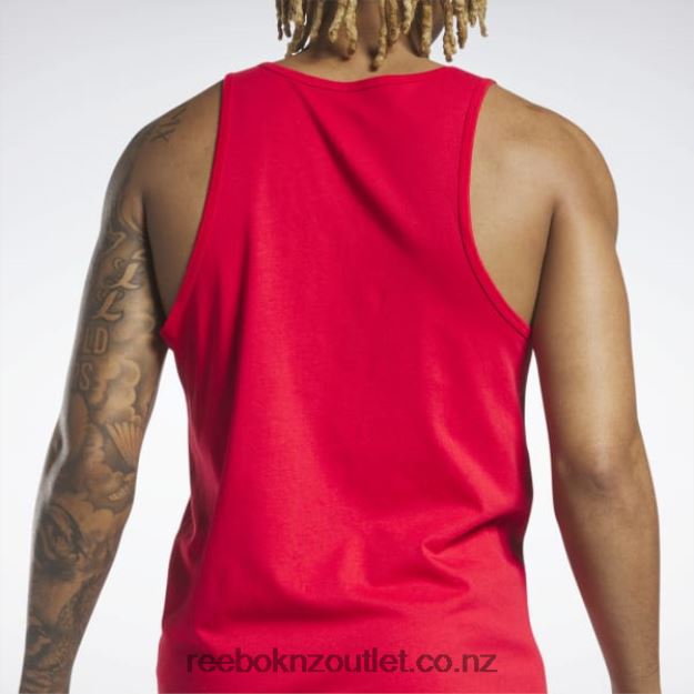 Vector Red/Black 2B46261231 Graphic Series Vector Tank Top Reebok Men