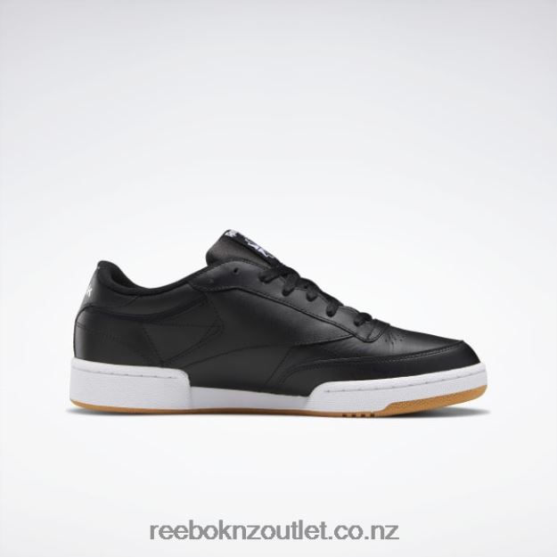 Black/White/Gum 2B46261152 Club C 85 Men\'s Shoes Reebok