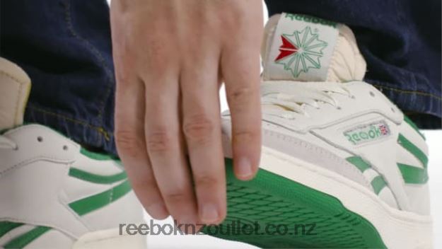 Chalk/Paper White/Glen Green 2B46261043 Club C Revenge Vintage Men\'s Shoes Reebok