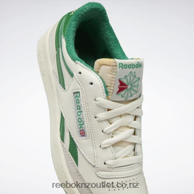 Chalk/Paper White/Glen Green 2B46261043 Club C Revenge Vintage Men\'s Shoes Reebok