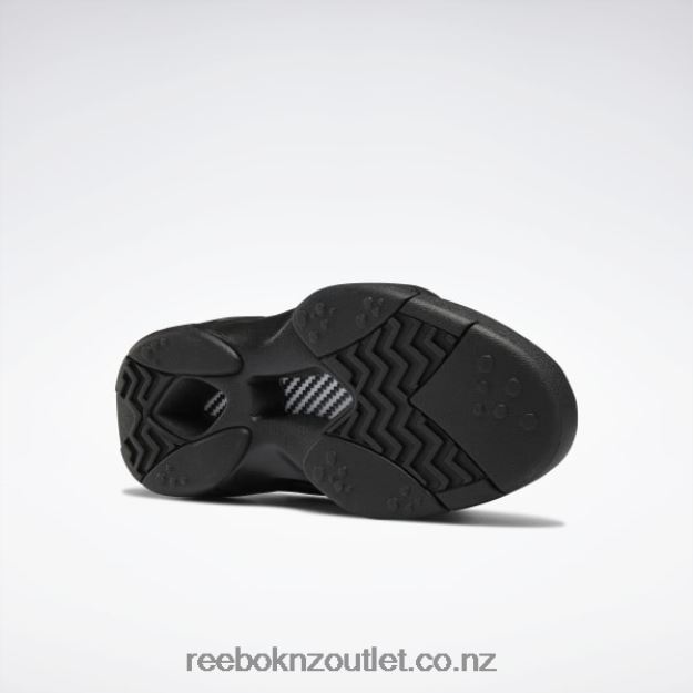 Core Black/Bold Purple/Collegiate Gold 2B46261034 Shaq Attaq Basketball Shoes Reebok Men