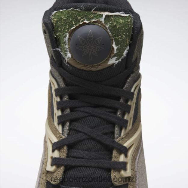 Core Black/Boulder Grey/Utility Beige 2B46261311 Pump TZ Men\'s Basketball Shoes Reebok