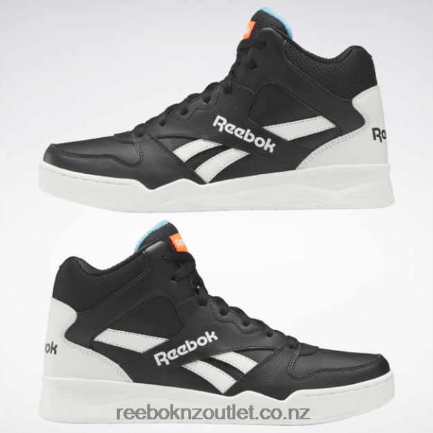 Core Black/Chalk/Radiant Aqua 2B46261102 Royal BB 4500 Hi 2 Men\'s Basketball Shoes Reebok