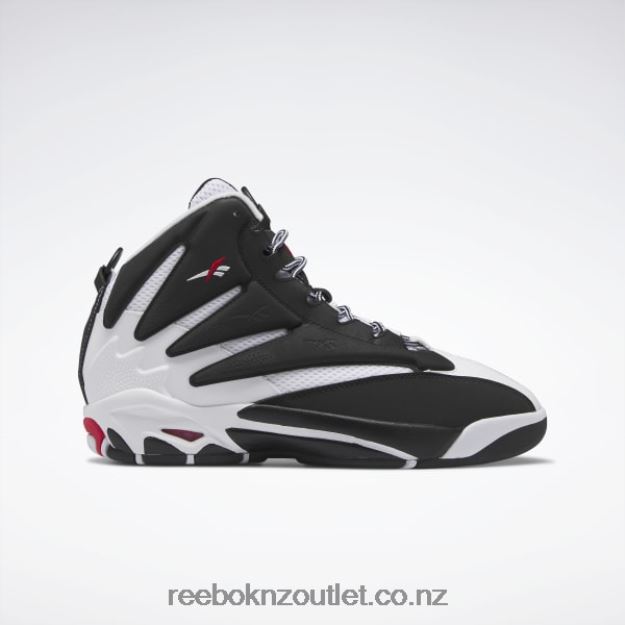 Core Black/Ftwr White/Vector Red 2B46261339 The Blast Basketball Shoes Reebok Men