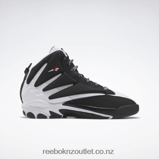 Core Black/Ftwr White/Vector Red 2B46261339 The Blast Basketball Shoes Reebok Men