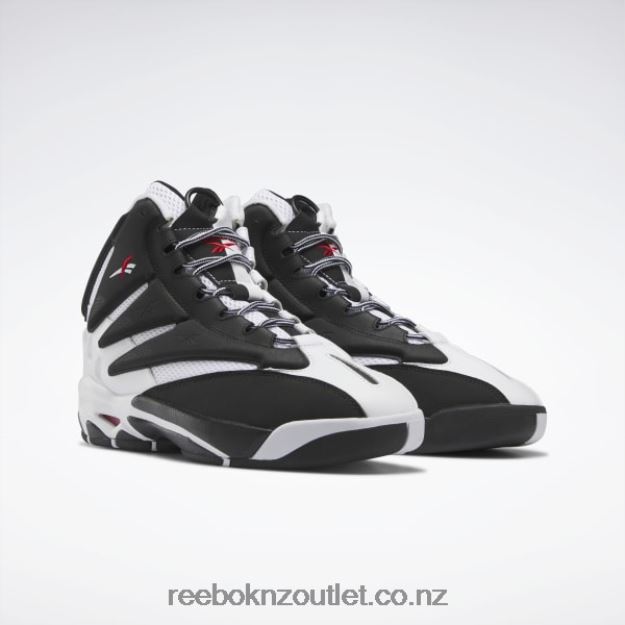 Core Black/Ftwr White/Vector Red 2B46261339 The Blast Basketball Shoes Reebok Men