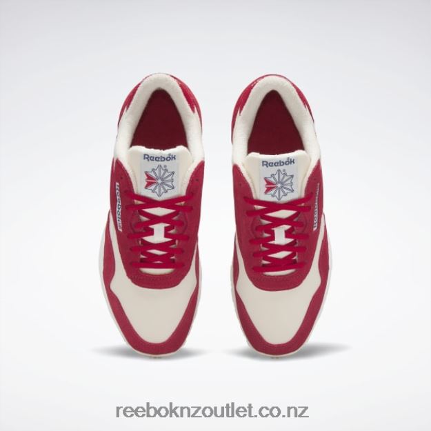 Flash Red/Chalk/Classic White 2B46261217 Classic Nylon Men\'s Shoes Reebok