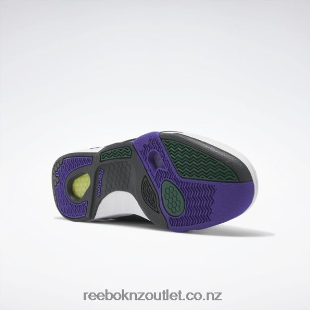 Ftwr White/Core Black/Dark Green 2B46261039 Shaq Victory Pump Basketball Shoes Reebok Men