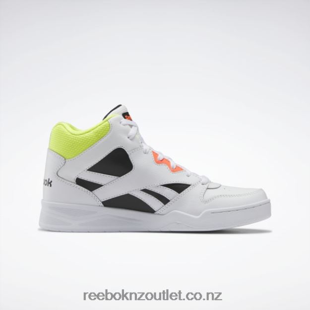 Ftwr White/Core Black/Solar Acid Yellow 2B46261112 Royal BB 4500 Hi 2 Men\'s Basketball Shoes Reebok