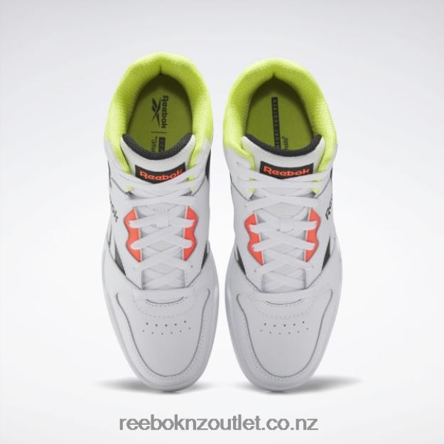 Ftwr White/Core Black/Solar Acid Yellow 2B46261112 Royal BB 4500 Hi 2 Men\'s Basketball Shoes Reebok