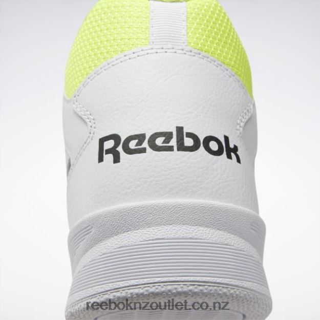 Ftwr White/Core Black/Solar Acid Yellow 2B46261112 Royal BB 4500 Hi 2 Men\'s Basketball Shoes Reebok