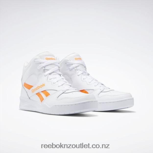 Ftwr White/Smash Orange S23-R/Pure Grey 2 2B46261133 Royal BB 4500 Hi 2 Men\'s Basketball Shoes Reebok