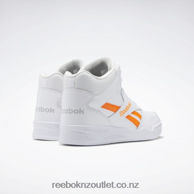 Ftwr White/Smash Orange S23-R/Pure Grey 2 2B46261133 Royal BB 4500 Hi 2 Men\'s Basketball Shoes Reebok