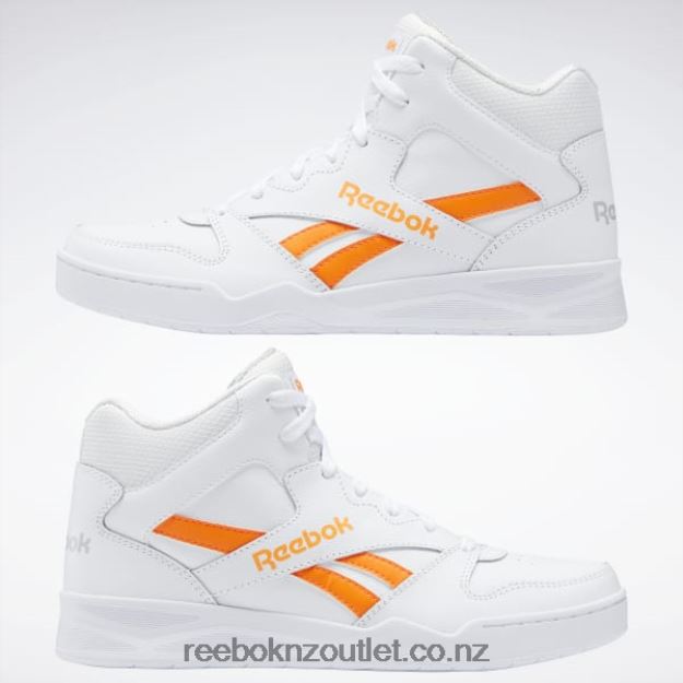 Ftwr White/Smash Orange S23-R/Pure Grey 2 2B46261133 Royal BB 4500 Hi 2 Men\'s Basketball Shoes Reebok