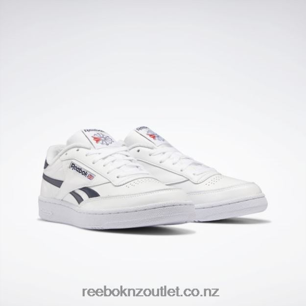 Ftwr White/Vector Navy 2B46261081 Club C Revenge Shoes Reebok Men
