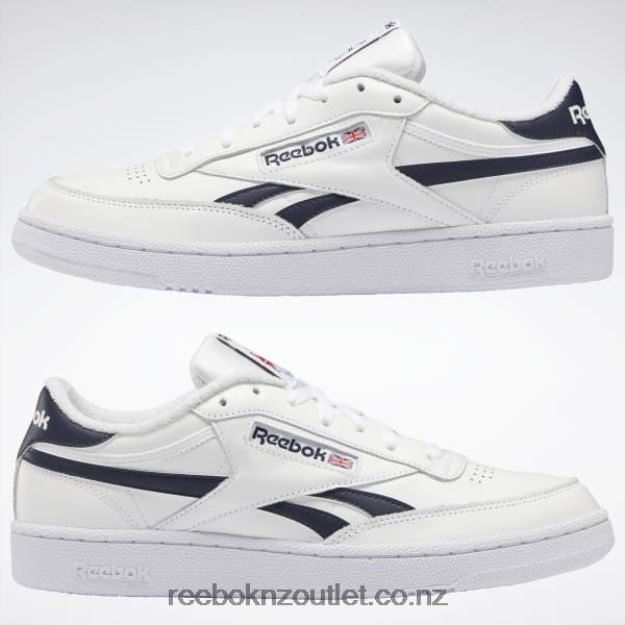 Ftwr White/Vector Navy 2B46261081 Club C Revenge Shoes Reebok Men