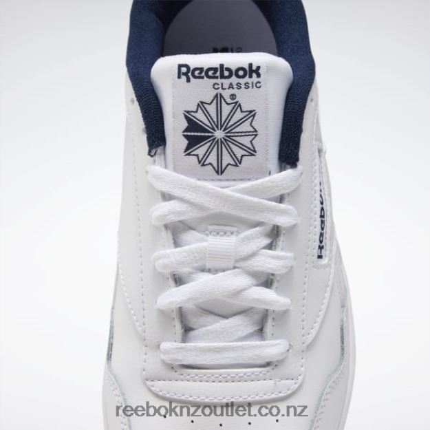 White/Collegiate Navy 2B46261334 Club MEMT Men\'s Shoes Reebok