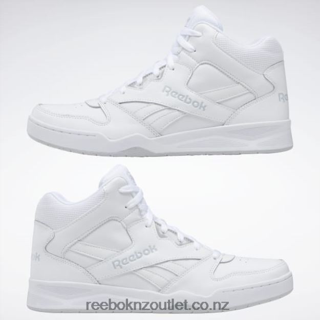 White/Lgh Solid Grey 2B46261064 Royal BB 4500 Hi 2 Men\'s Basketball Shoes Reebok
