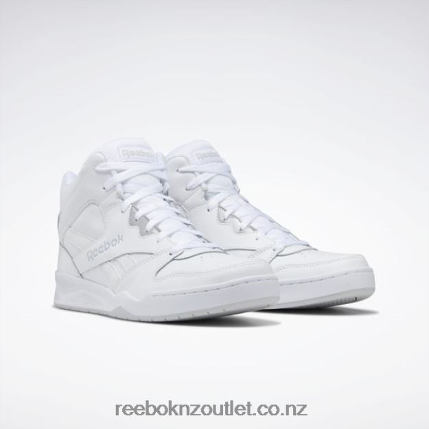 White/Lgh Solid Grey 2B46261064 Royal BB 4500 Hi 2 Men\'s Basketball Shoes Reebok