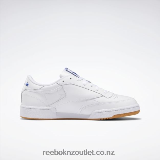 White/Royal/Gum 2B46261025 Club C 85 Men\'s Shoes Reebok