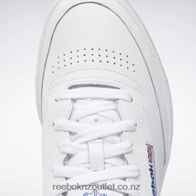 White/Royal/Gum 2B46261025 Club C 85 Men\'s Shoes Reebok