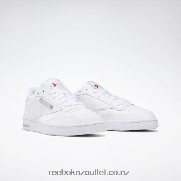 White/Sheer Grey 2B46261023 Club C 85 Men\'s Shoes Reebok