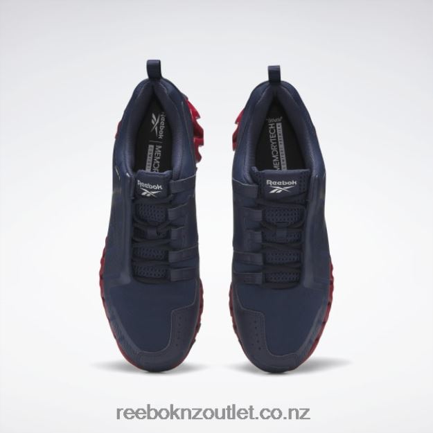 Vector Navy/Flash Red/Pure Grey 1 2B46261075 ZigWild Trail 6 Men\'s Shoes Reebok