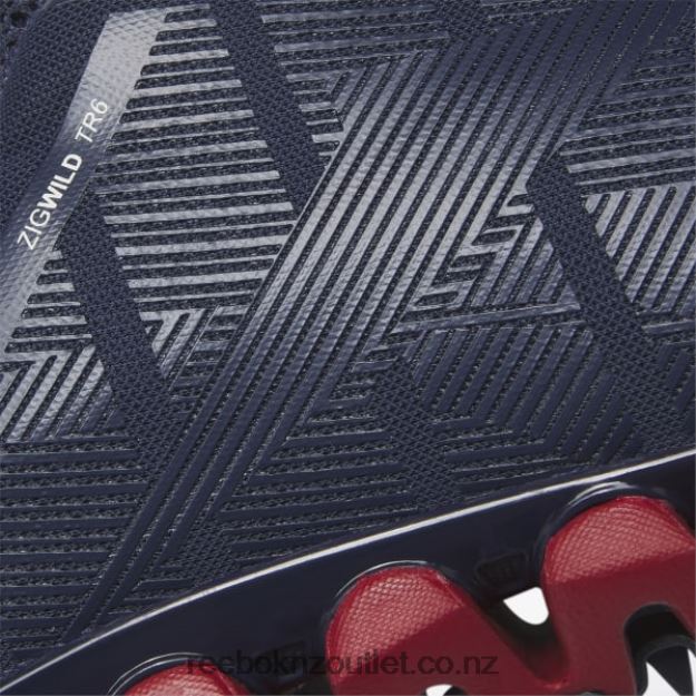 Vector Navy/Flash Red/Pure Grey 1 2B46261075 ZigWild Trail 6 Men\'s Shoes Reebok