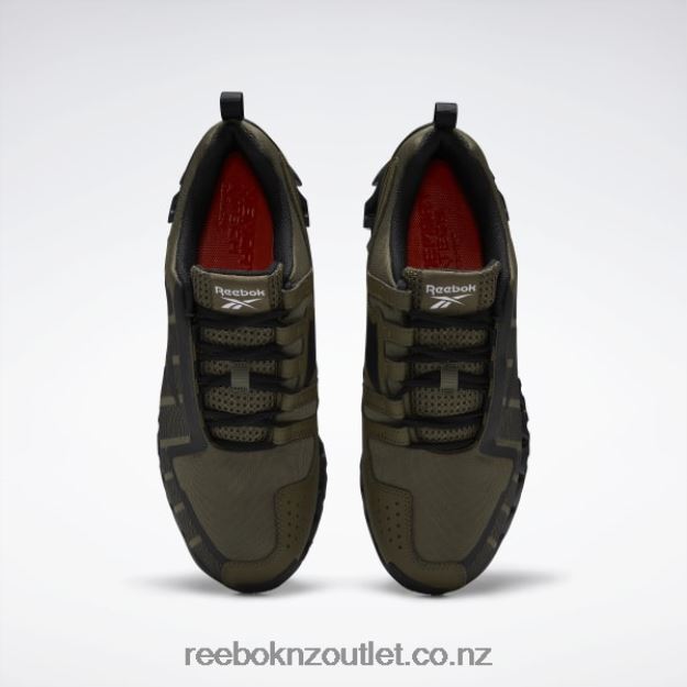 Army Green/Core Black/Ftwr White 2B46261050 ZigWild Trail 6 Men\'s Shoes Reebok