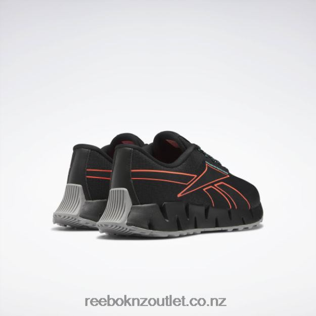 Core Black/Orange Flare/Classic Teal 2B46261105 Zig Dynamica 2 Adventure Men\'s Shoes Reebok