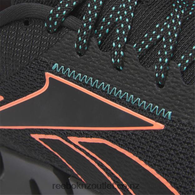 Core Black/Orange Flare/Classic Teal 2B46261105 Zig Dynamica 2 Adventure Men\'s Shoes Reebok