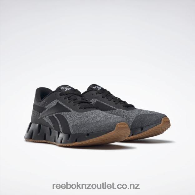 Core Black/Reebok Rubber Gum-03 2B46261027 Zig Dynamica 2 Men\'s Shoes Reebok