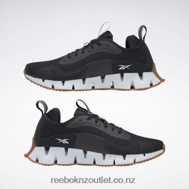 Core Black/White/Reebok Rubber Gum-03 2B46261036 Zig Dynamica Men\'s Shoes Reebok