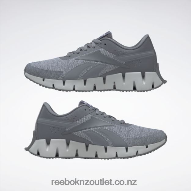 Pure Grey 3/Pure Grey 2/Pure Grey 5 2B46261053 Zig Dynamica 2 Men\'s Shoes Reebok