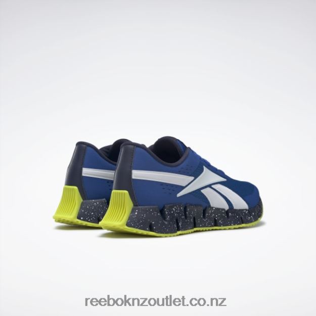 Vector Blue/Vector Navy/Acid Yellow 2B46261333 Zig Dynamica 2 Men\'s Shoes Reebok