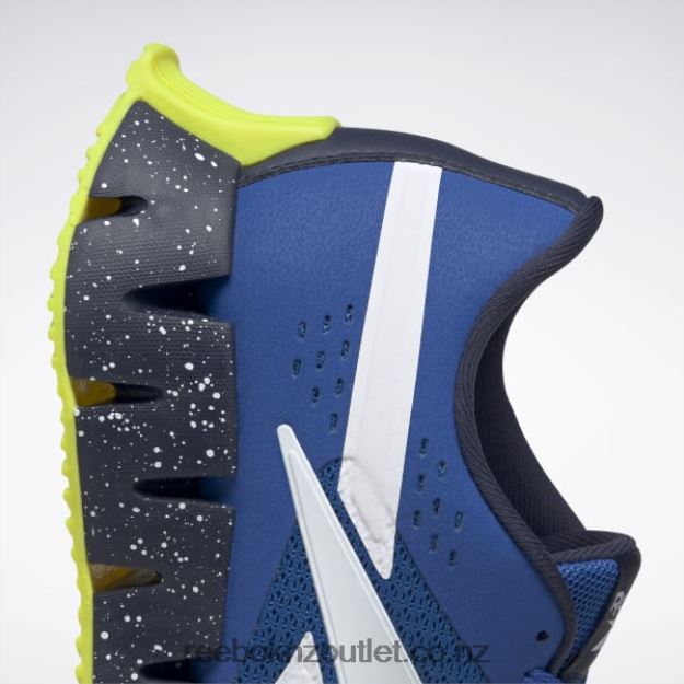 Vector Blue/Vector Navy/Acid Yellow 2B46261333 Zig Dynamica 2 Men\'s Shoes Reebok