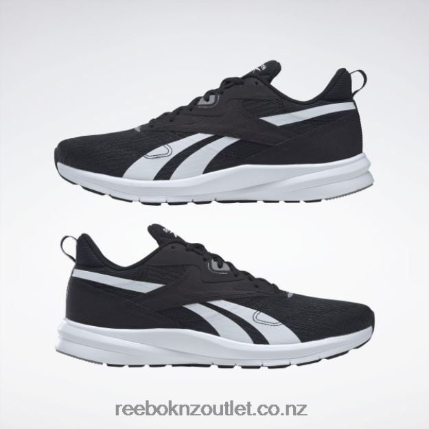 Core Black/Pure Grey 5/Ftwr White 2B46261123 Runner 4 4E Men\'s Running Shoes Reebok