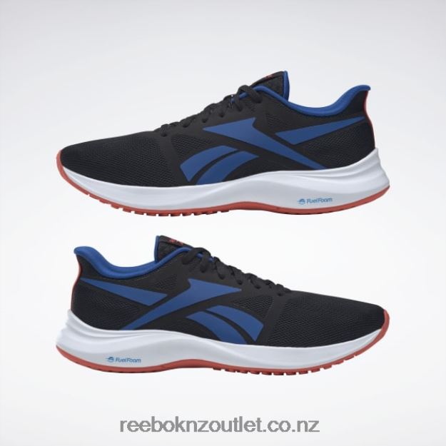 Core Black/Semi Orange Flare/Vector Blue 2B46261070 Runner 5 Men\'s Running Shoes Reebok