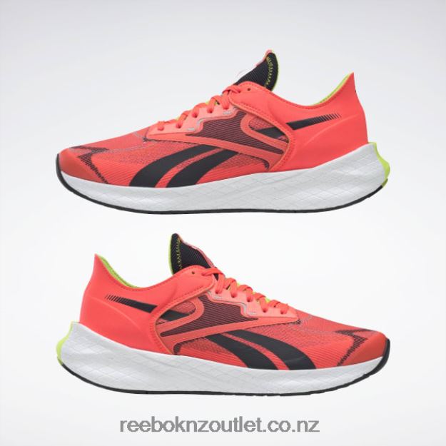 Orange Flare/Core Black/Acid Yellow 2B46261130 Floatride Energy Symmetros 2 Men\'s Running Shoes Reebok