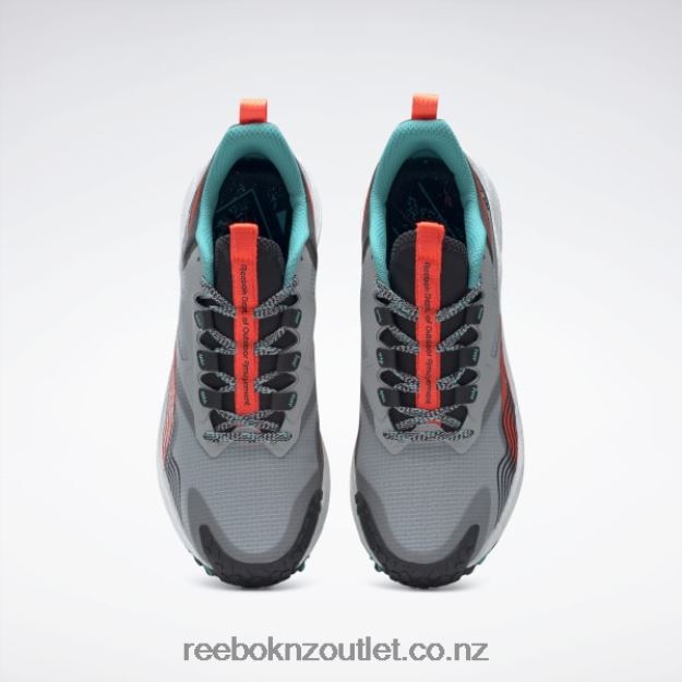 Pure Grey 3/Classic Teal/Orange Flare 2B46261089 Floatride Energy 4 Adventure Men\'s Running Shoes Reebok