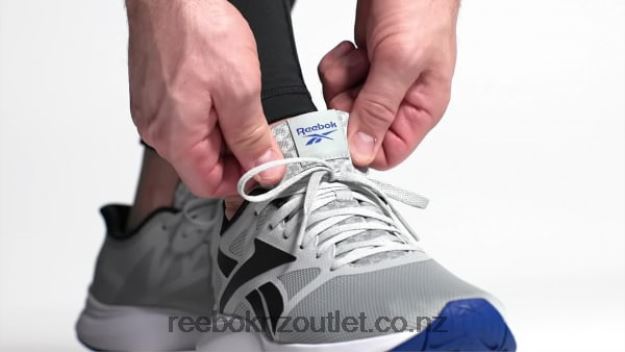 Pure Grey 3/Core Black/Vector Blue 2B46261055 Runner 5 Men\'s Running Shoes Reebok