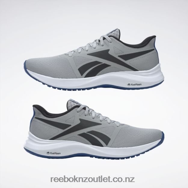 Pure Grey 3/Core Black/Vector Blue 2B46261055 Runner 5 Men\'s Running Shoes Reebok