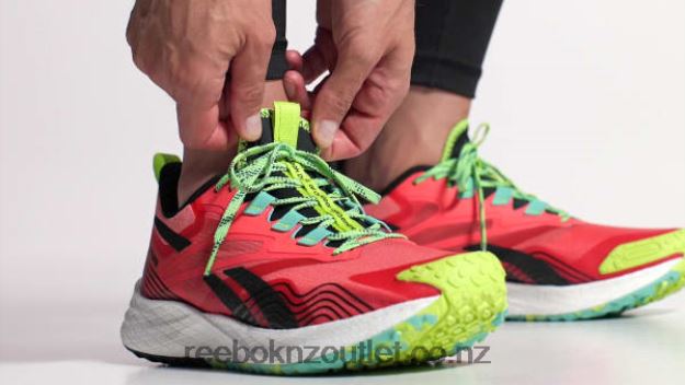 Semi Orange Flare/Infused Lilac/Acid Yellow 2B46261120 Floatride Energy 4 Adventure Men\'s Running Shoes Reebok