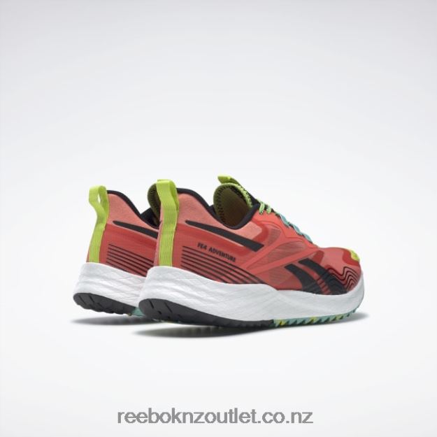 Semi Orange Flare/Infused Lilac/Acid Yellow 2B46261120 Floatride Energy 4 Adventure Men\'s Running Shoes Reebok