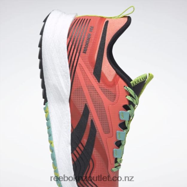 Semi Orange Flare/Infused Lilac/Acid Yellow 2B46261120 Floatride Energy 4 Adventure Men\'s Running Shoes Reebok