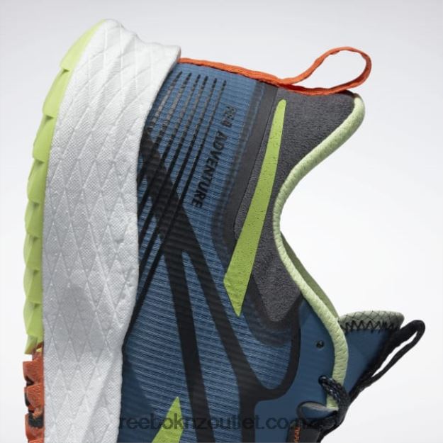Steely Blue S23-R/Core Black/Energy Glow 2B46261151 Floatride Energy 4 Adventure Men\'s Running Shoes Reebok