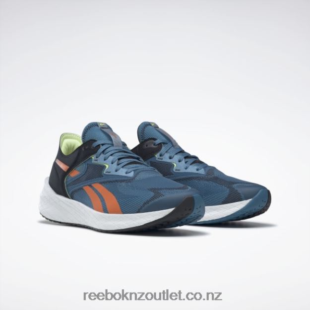 Steely Blue S23-R/Core Black/Smash Orange S23-R 2B46261201 Floatride Energy Symmetros 2 Men\'s Running Shoes Reebok