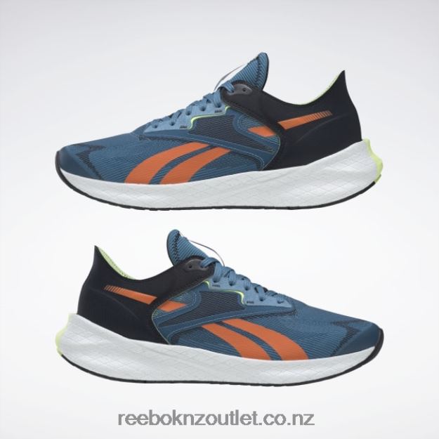 Steely Blue S23-R/Core Black/Smash Orange S23-R 2B46261201 Floatride Energy Symmetros 2 Men\'s Running Shoes Reebok