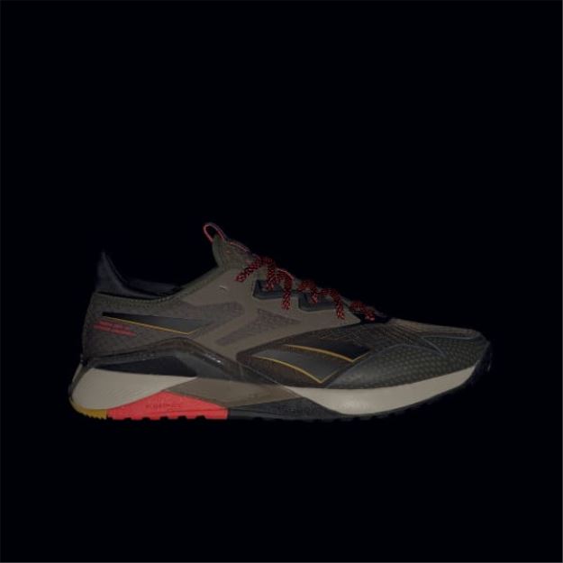 Army Green/Core Black/Neon Cherry 2B46261054 Nano X2 TR Adventure Men\'s Training Shoes Reebok