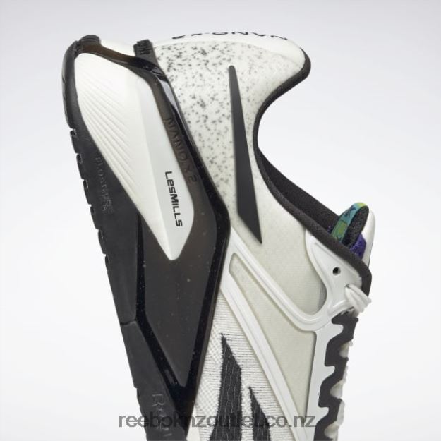 Chalk/Core Black/Bold Purple 2B46261090 Nano X2 Men\'s Training Shoes Les Mills Reebok